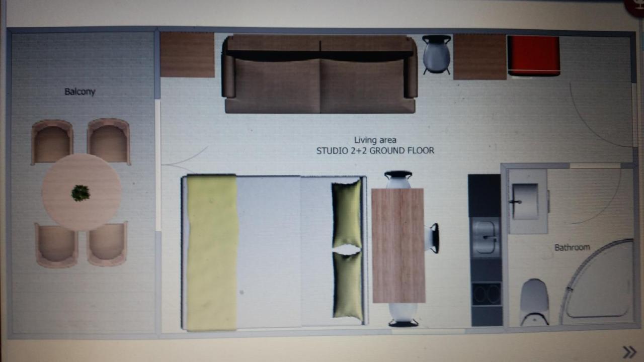 Studio Ground Floor With Terace Brela Exterior photo